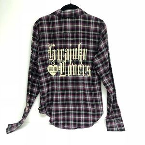 💜 HARAJUKU Lovers Gwen Stefani Plaid Shirt